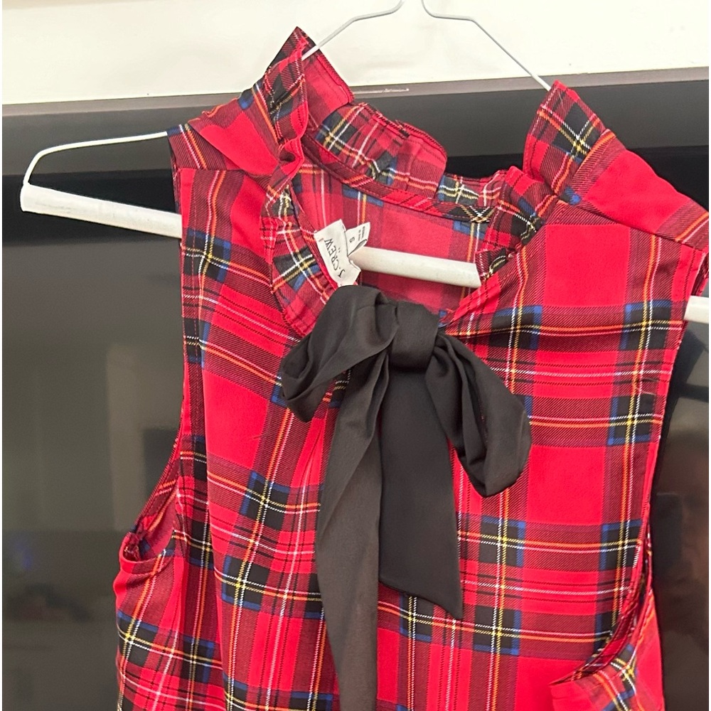 jcrew plaid blouse